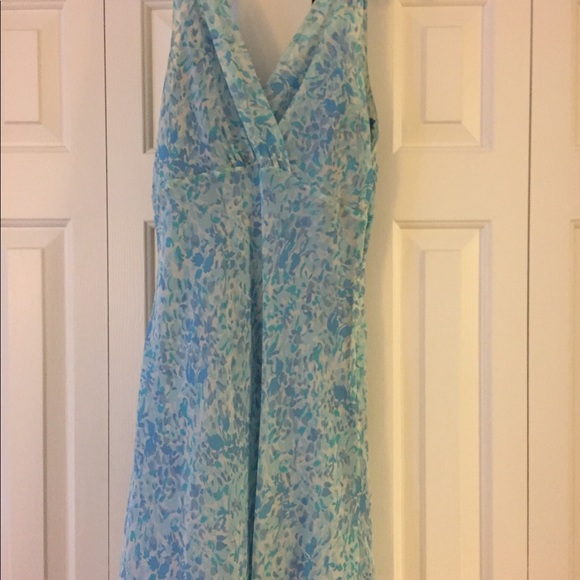 Ann Taylor Dresses & Skirts - LAST CALL-FINAL $-Blue Silk Ann Taylor dress.
